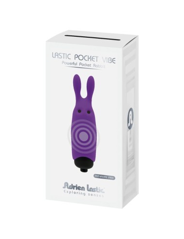 ADRIEN LASTIC - VIBRATEUR LAPIN VIOLET DE POCHE LASTIC