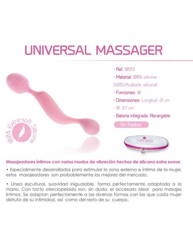 FEMINTIMATE - VIBRATEUR UNIVERSEL EN SILICONE ROSE
