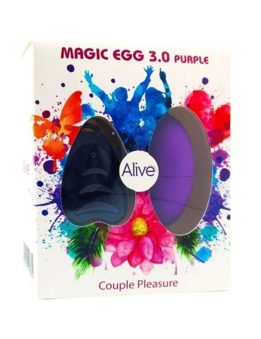 ALIVE - MAGIC EGG 3.0 OEUF VIBRANT TÉLÉCOMMANDE VIOLET