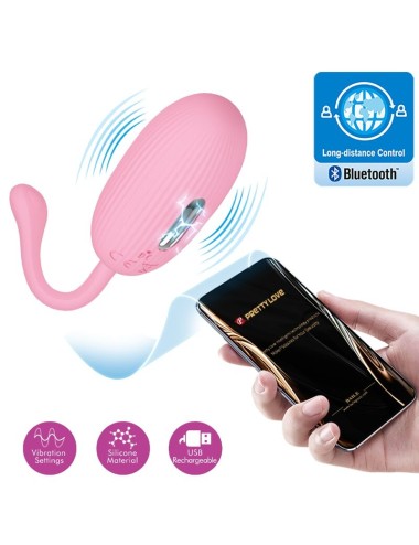 PRETTY LOVE - OEUF VIBRANT RECHARGEABLE ROSE DOREEN