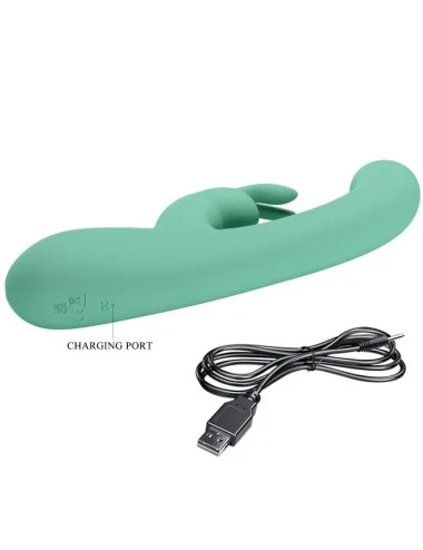 PRETTY LOVE - VIBRATEUR LAMAR LAPIN ET POINT G VERT