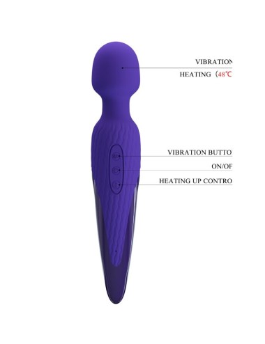 PRETTY LOVE - ANTONY YOUTH WAND VIBRATEUR VIOLETTE EFFET CHALEUR
