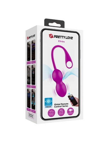 PRETTY LOVE - BALLES VIBRANTES RECHARGEABLES ELVIRA VIOLET