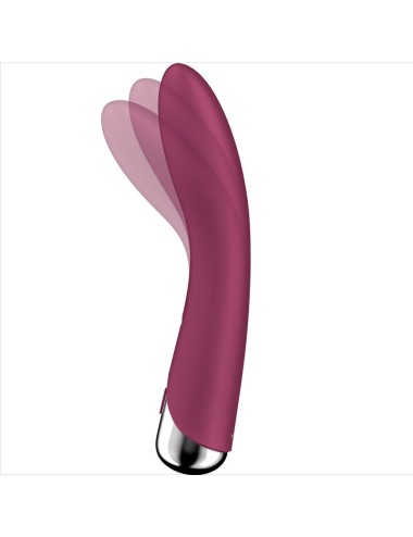 SATISFYER - SPINNING VIBE 1 VIBRATEUR ROTATEUR G-SPOT ROUGE