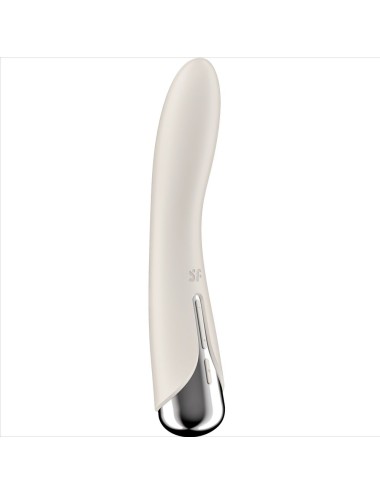 SATISFYER - VIBRATEUR ROTATEUR SPINNING VIBE 1 G-SPOT BEIGE