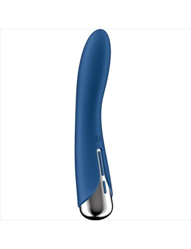 SATISFYER - VIBRATEUR ROTATEUR BLEU SPINNING VIBE 1 G-SPOT