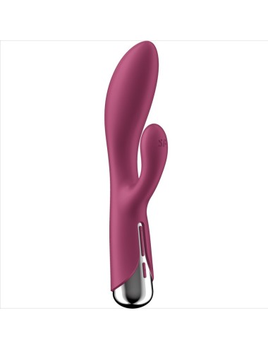 SATISFYER - SPINNING RABBIT 1 CLITORIS ET STIMULATION DU POINT G ROUGE