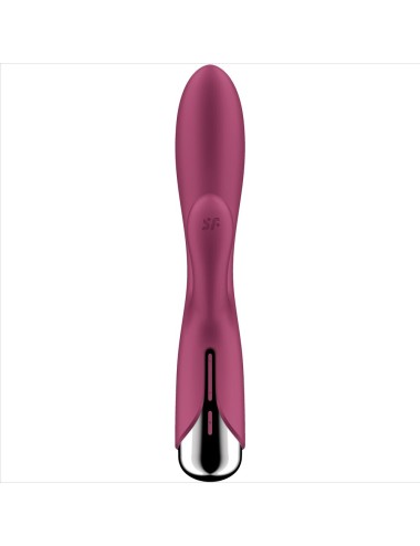 SATISFYER - SPINNING RABBIT 1 CLITORIS ET STIMULATION DU POINT G ROUGE