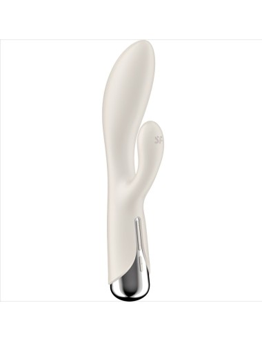 SATISFYER - SPINNING RABBIT 1 CLITORIS ET STIMULATION DU POINT G BEIGE