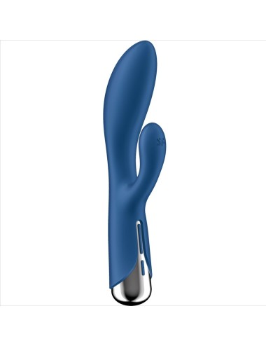 SATISFYER - SPINNING RABBIT 1 CLITORIS ET STIMULATION DU POINT G BLEU