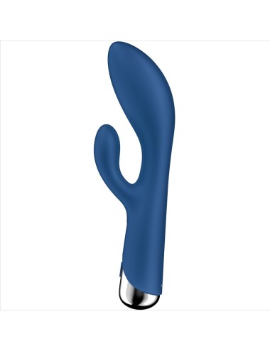 SATISFYER - SPINNING RABBIT 1 CLITORIS ET STIMULATION DU POINT G BLEU