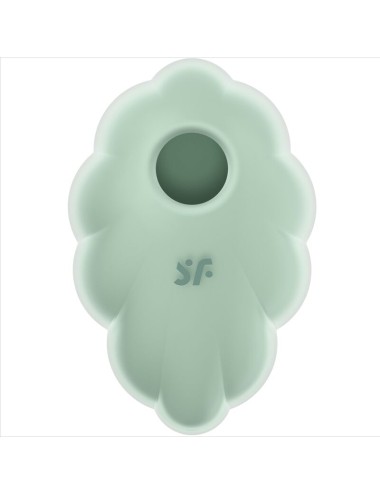 SATISFYER - VIBRATEUR CLOUND DANCER VERT AIR PULSE