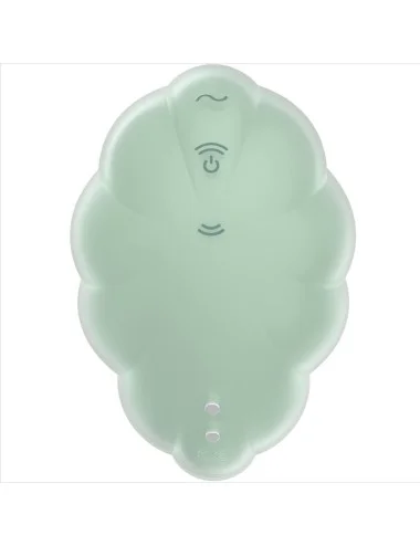 SATISFYER - VIBRATEUR CLOUND DANCER VERT AIR PULSE