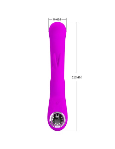 PRETTY LOVE - VIBRATEUR LAMAR LAPIN ET SPOT G VIOLET