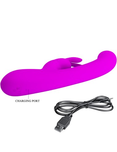 PRETTY LOVE - VIBRATEUR LAMAR LAPIN ET SPOT G VIOLET