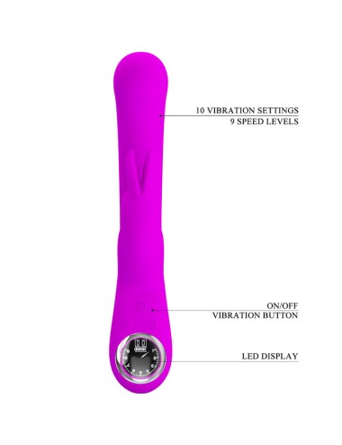 PRETTY LOVE - VIBRATEUR LAMAR LAPIN ET SPOT G VIOLET