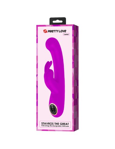 PRETTY LOVE - VIBRATEUR LAMAR LAPIN ET SPOT G VIOLET