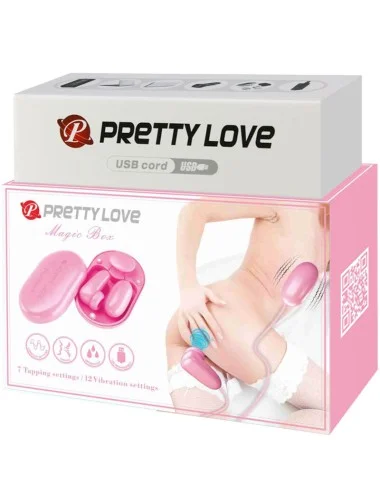 PRETTY LOVE - MAGIC BOX BALLE VIBRANTE & STIMULATEUR ROSE