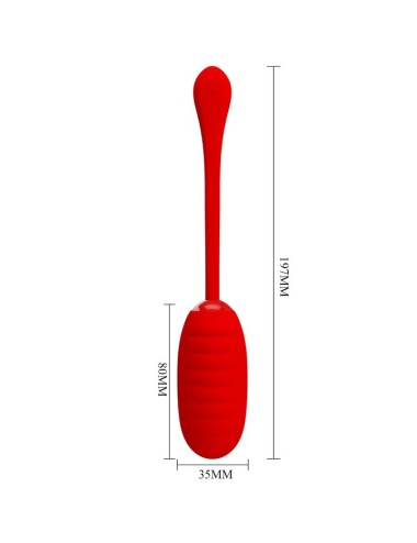 PRETTY LOVE - OEUF VIBRANT RECHARGEABLE KIRK ROUGE