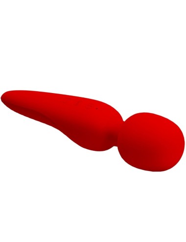 PRETTY LOVE - MASSEUR MEREDITH 12 MODES DE VIBRATION ROUGE