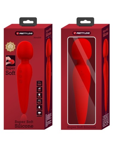 PRETTY LOVE - MASSEUR MEREDITH 12 MODES DE VIBRATION ROUGE