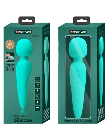 PRETTY LOVE - MASSEUR MEREDITH 12 MODES DE VIBRATION VERT AQUA