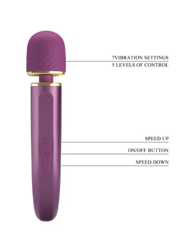 PRETTY LOVE - MASSEUR 7 MODES DE VIBRATION VIOLET