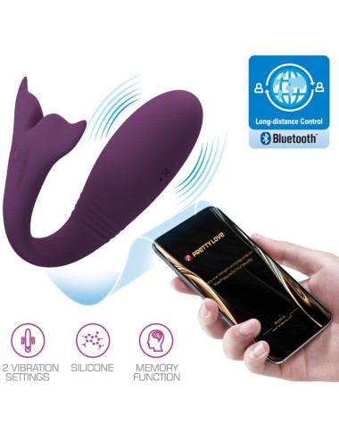 PRETTY LOVE - TÉLÉCOMMANDE JAYLEEN VIBRATOR APP VIOLET