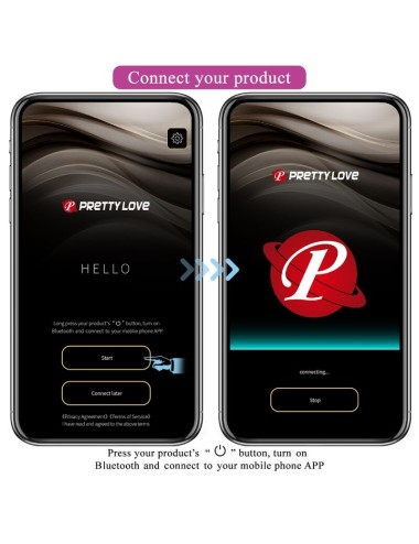 PRETTY LOVE - TÉLÉCOMMANDE JAYLEEN VIBRATOR APP VIOLET