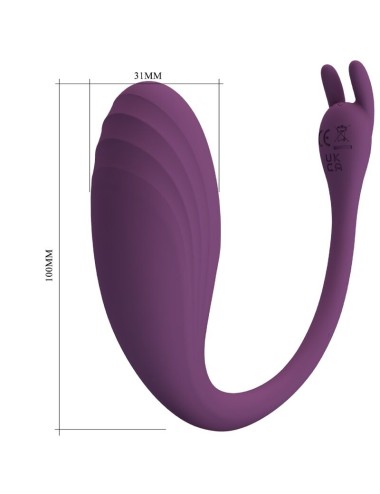 PRETTY LOVE - TÉLÉCOMMANDE CATALINA VIBRATOR APP VIOLET
