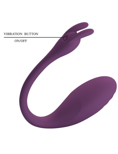 PRETTY LOVE - TÉLÉCOMMANDE CATALINA VIBRATOR APP VIOLET