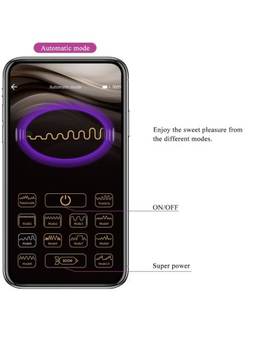 PRETTY LOVE - TÉLÉCOMMANDE CATALINA VIBRATOR APP VIOLET