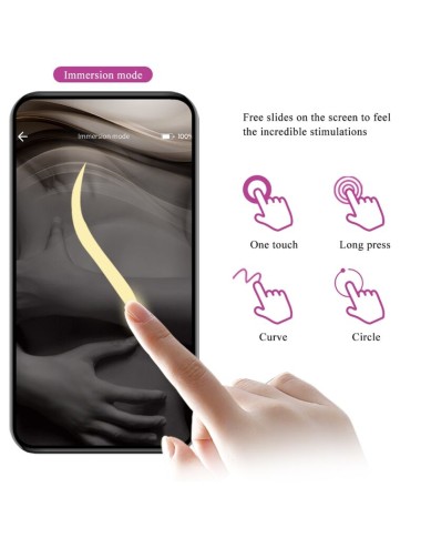 PRETTY LOVE - TÉLÉCOMMANDE CATALINA VIBRATOR APP VIOLET