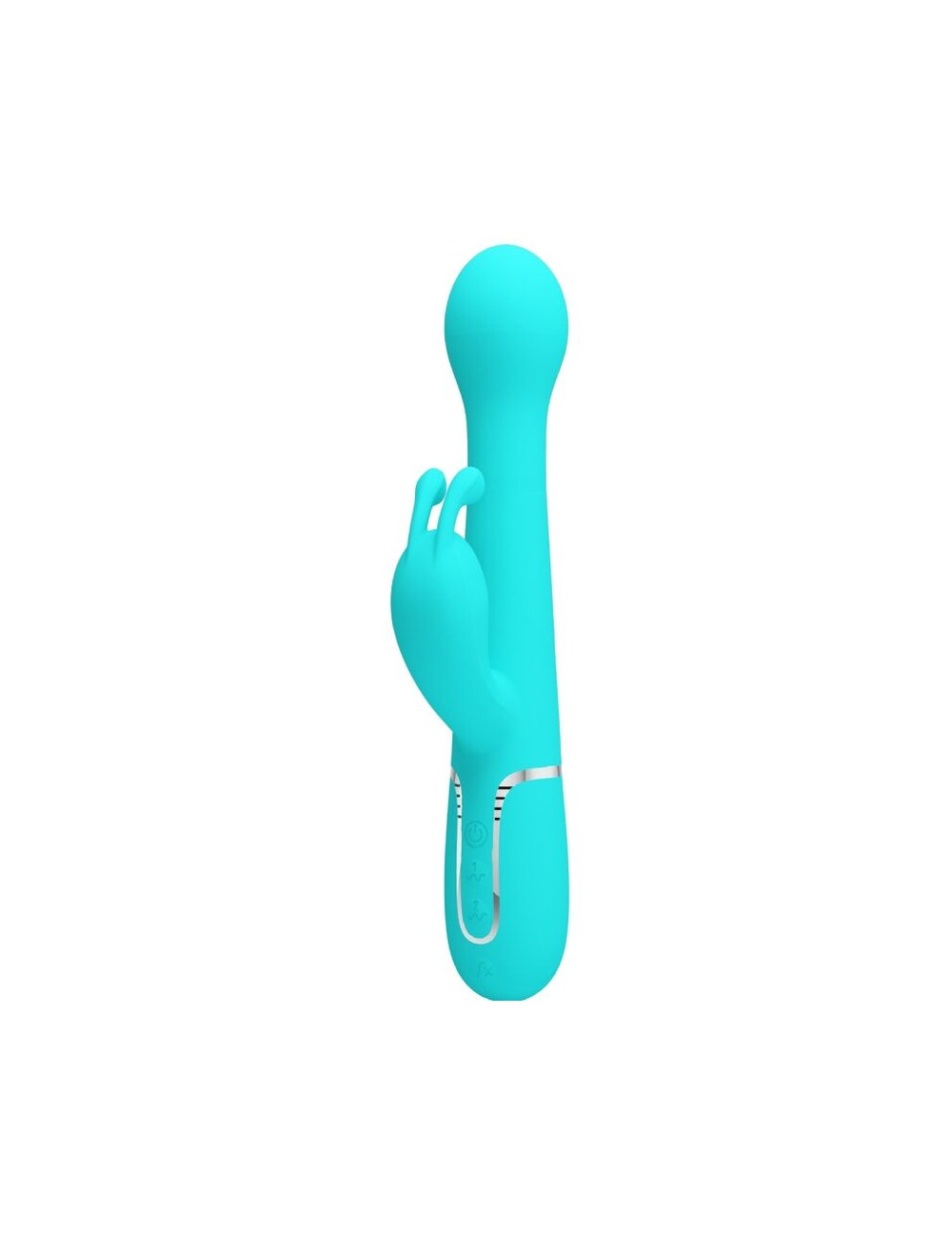 PRETTY LOVE - VIBRATEUR DEJON RABBIT 3 EN 1 MULTIFONCTION VERT AQUA PRETTY LOVE - VIBRATEUR DEJON RABBIT 3 EN 1 MULTIFONCTION VERT AQUA