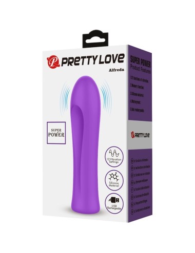 PRETTY LOVE - VIBRATEUR SUPER PUISSANT ALFREDA AQUA VIOLET