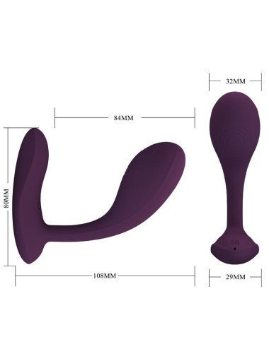 PRETTY LOVE - APPLICATION LILA RECHARGEABLE BAIRD G-SPOT 12 VIBRATIONS