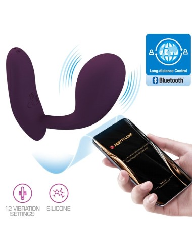 PRETTY LOVE - APPLICATION LILA RECHARGEABLE BAIRD G-SPOT 12 VIBRATIONS