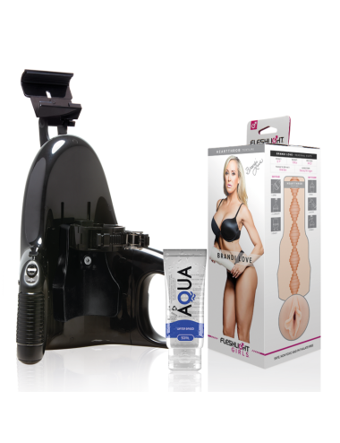 FLESHLIGHT - BRANDI LOVE VAGINA + LANCEMENT UNIVERSEL + LUBRIFIANT QUALITÉ AQUA 50 ML