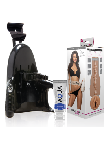 FLESHLIGHT - ELIZA IBARRA VAGIN + LANCEMENT UNIVERSEL + LUBRIFIANT DE QUALITÉ AQUA 50 ML