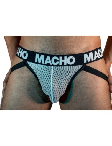 MACHO - MX26X1 JOCK GRID BLANC XL