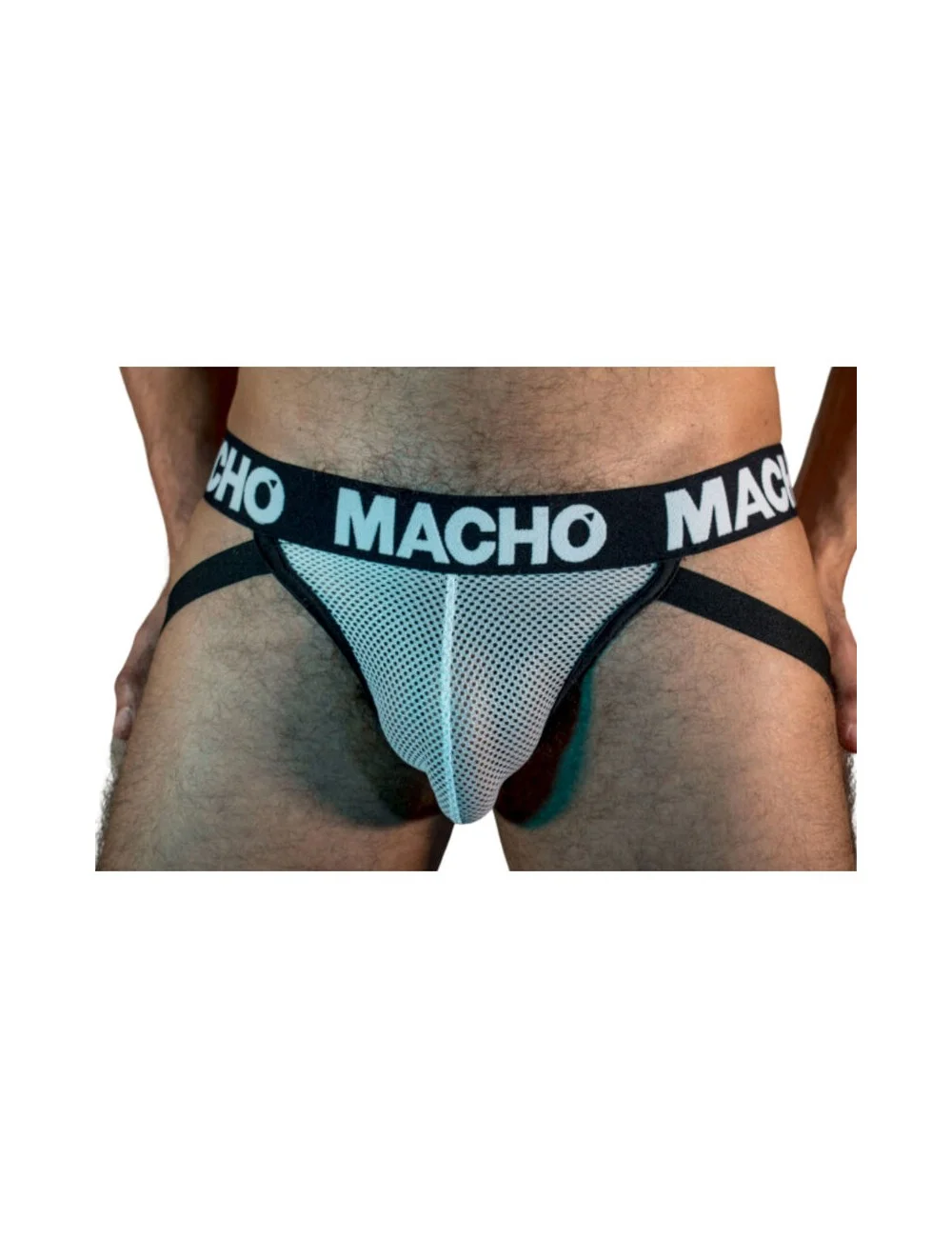 MACHO - MX26X1 JOCK GRID BLANC XL MACHO - MX26X1 JOCK GRID BLANC XL