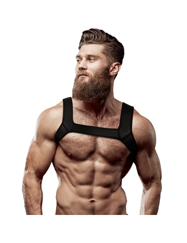 FETISH SUBMISSIVE ATTITUDE - HARNAIS POITRINE EN NÉOPRÈNE POUR HOMME TAILLE M