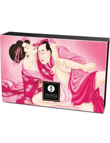 SHUNGA - KIT DE POUDRE DE MASSAGE COMESTIBLE FRAMBOISE