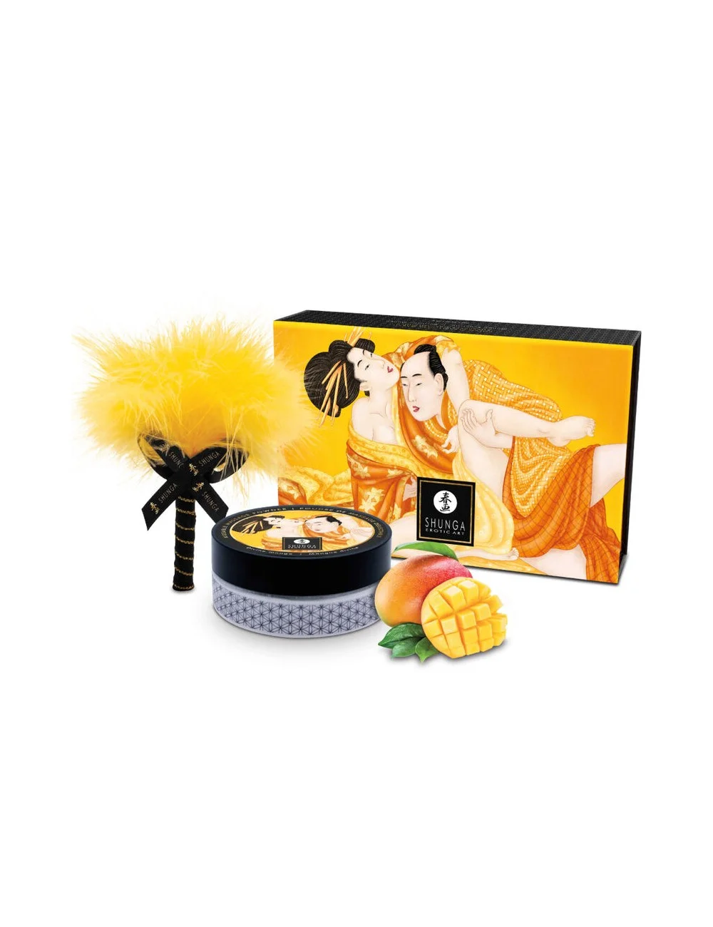 SHUNGA - KIT DE POUDRE DE MASSAGE COMESTIBLE MANGUE SHUNGA - KIT DE POUDRE DE MASSAGE COMESTIBLE MANGUE