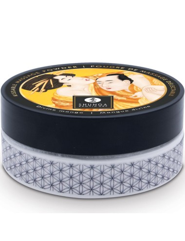 SHUNGA - KIT DE POUDRE DE MASSAGE COMESTIBLE MANGUE