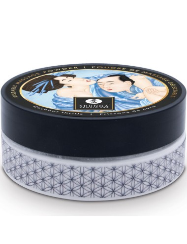 SHUNGA - KIT DE POUDRE DE MASSAGE COMESTIBLE À LA NOIX DE COCO