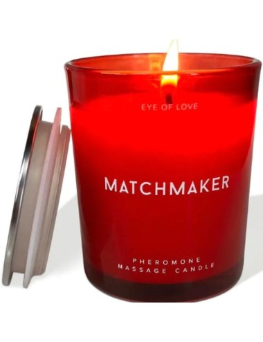 EYE OF LOVE - MATCHMAKER BOUGIE DE MASSAGE DIAMANT ROUGE LATTIRER 150 ML