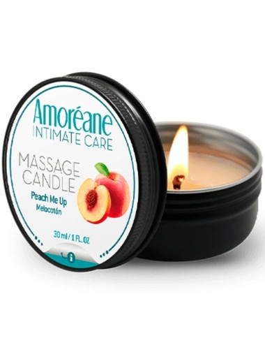 AMOREANE - BOUGIE DE MASSAGE PÊCHE 30 ML