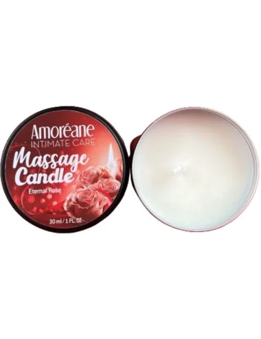 AMOREANE - BOUGIE DE MASSAGE ROSE ÉTERNELLE 30 ML