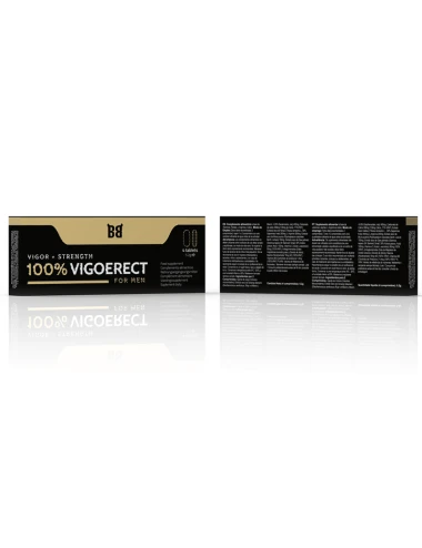 BLACK BULL - 100% VIGOERECT VIGEUR + FORCE POUR HOMME 4 COMPRIMES
